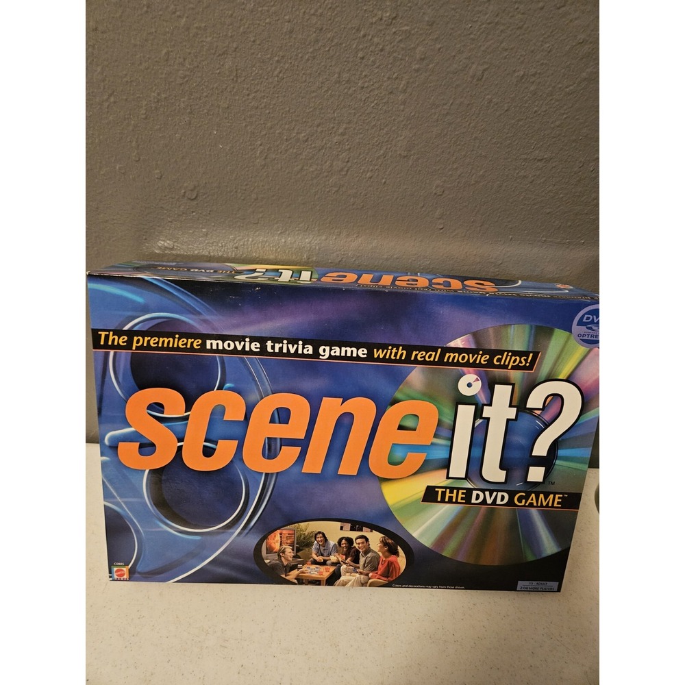 Scene‎ it? The DVD Movie Trivia Game by Mattel New In Box 2003 Family